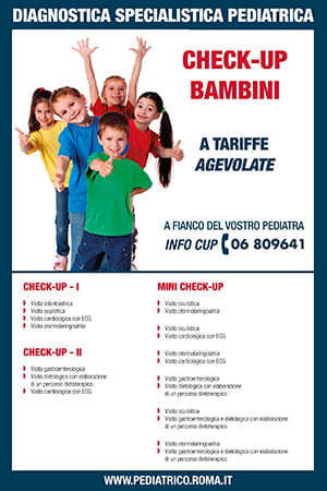 Check Up Bambini a tariffe agevolate